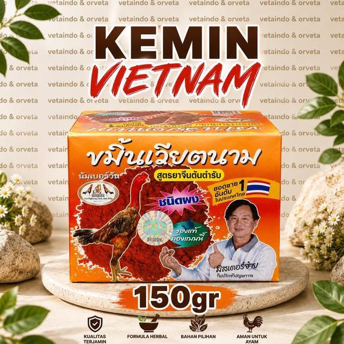 KEMIN VI3TN4M ( DUS 150 GR) KEMIN AYAM M3R4H M3R0N4 T3B4L