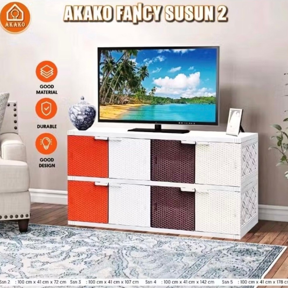 CARGO - Lemari plastik Lemari pakaian/Bupet TV AKAKO FANCY