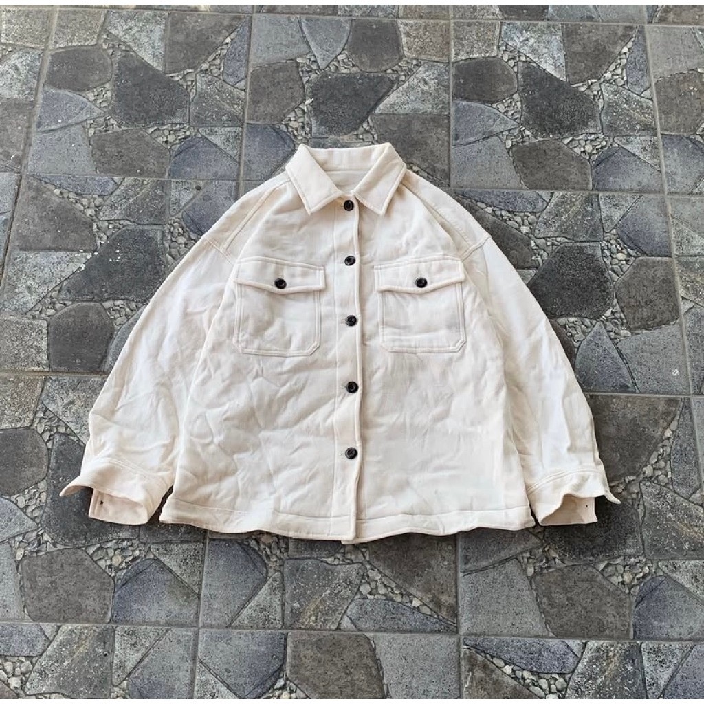 Outer Woll Jacket Global Uniqlo (GU)