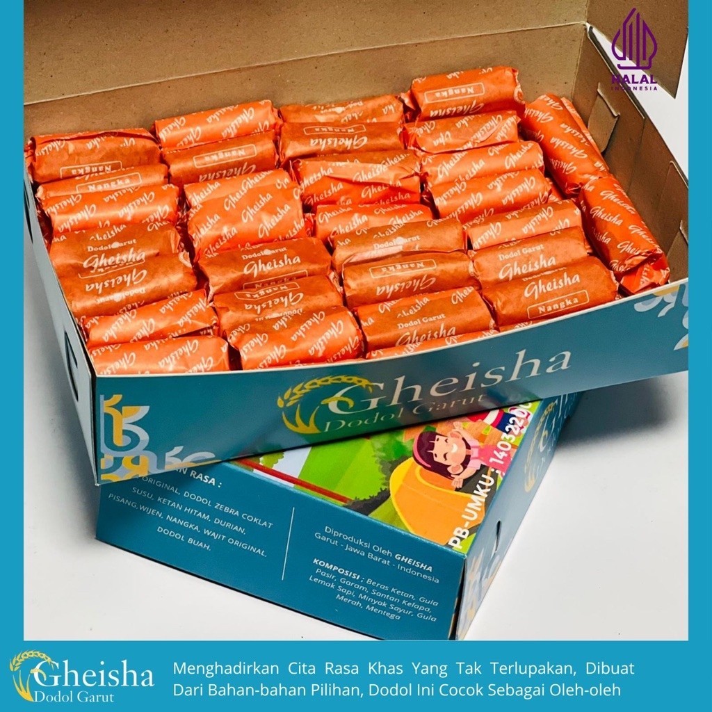 Dodol Nangka Garut Halal Gheisha - Oleh Oleh Garut Terlaris