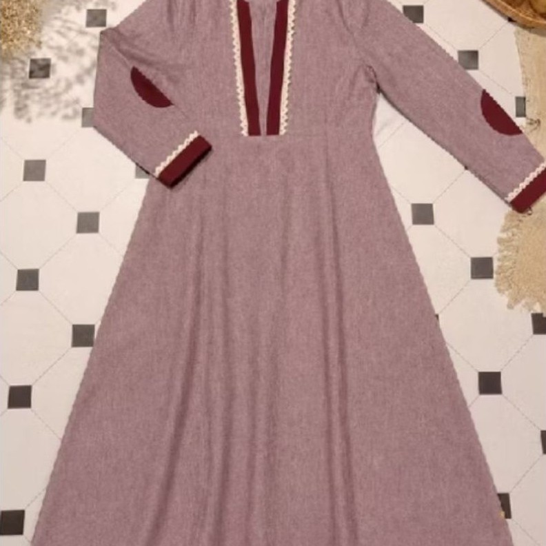 Preloved dress/gaun/muslim/nibras like new