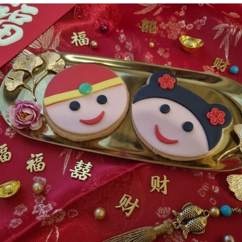Biskuit Laki Perempuan Tingjing Engagement Boy Girl cookies