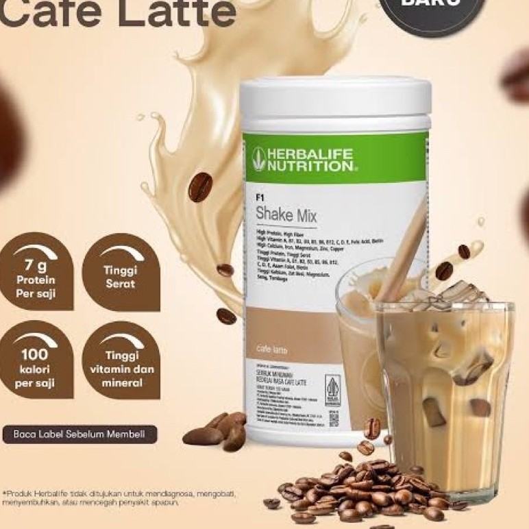 Shake Herbalife F1 550g dengan Nutrisi Lengkap dan Rasa Lezat