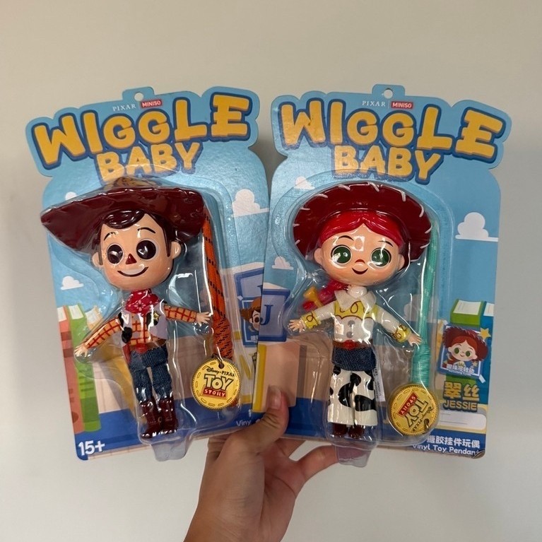MINISO X TOY STORY ‼️ WIGGLE BABY PENDANT PLUSH TOY STORY WOODY JESSIE