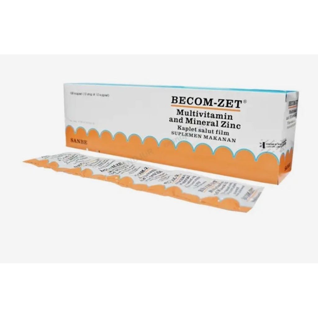 BECOME ZET MULTIVITAMIN / BECOME ZET / BECOM ZET MULTIVITAMIN / BECOM ZET 10 KAPLET