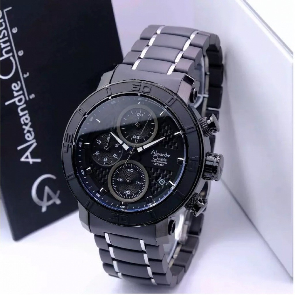 ALEXANDRE CHRISTIE 6292MC CRONOGRAPH CERAMIC | STAINLESS STEEL