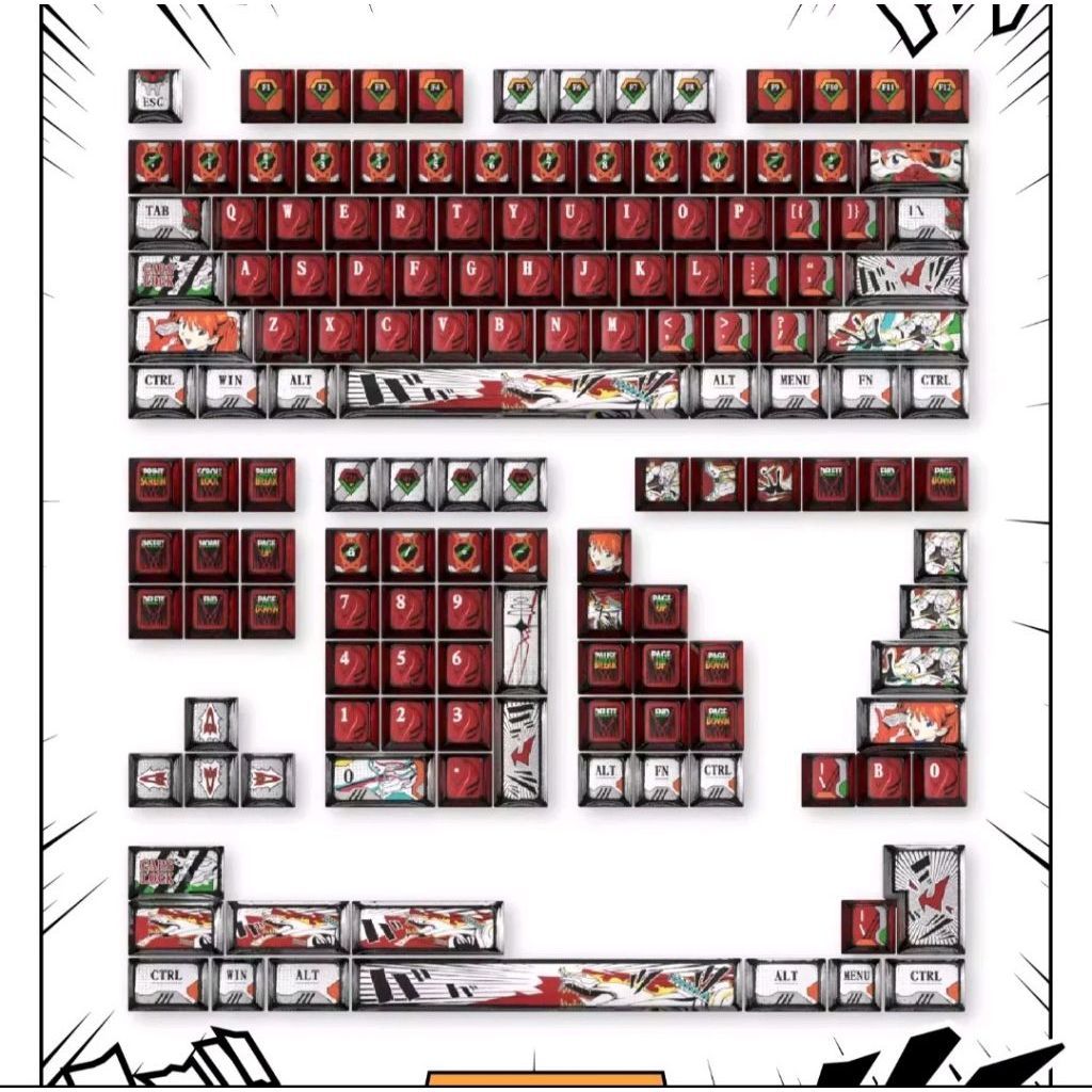 keycapas Asuka Langley Evangelion