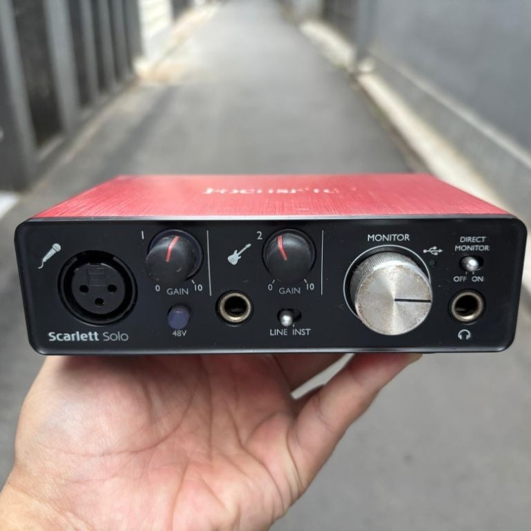 Soundcard Recording Focusrite Solo Gen 2
