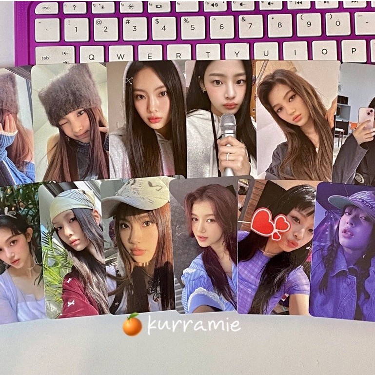 photocard official newjeans pt.2 (wts pc minji hanni danielle haerin hyein nj poca njz weverse line 