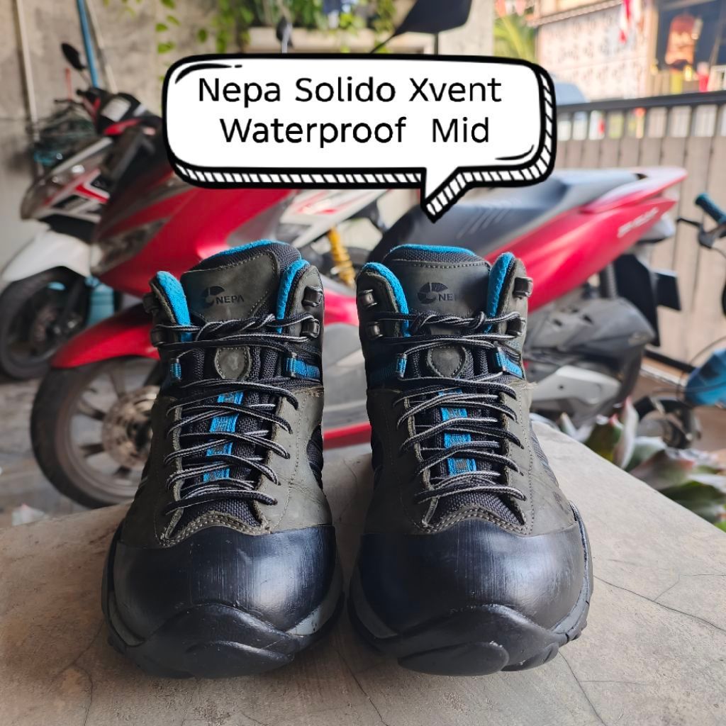 Sepatu Hiking Nepa Solido Xvent WTP Mid