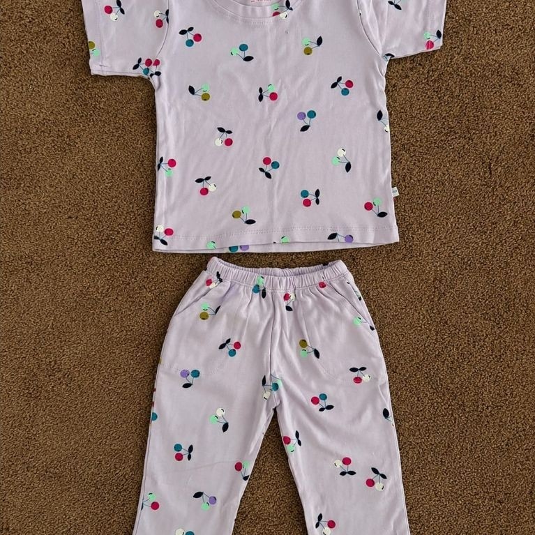 Setelan Panjang anak Lengan Panjang gshe gafkid- Bahan RIB ex garment, Motif Menarik, Nyaman Dipakai