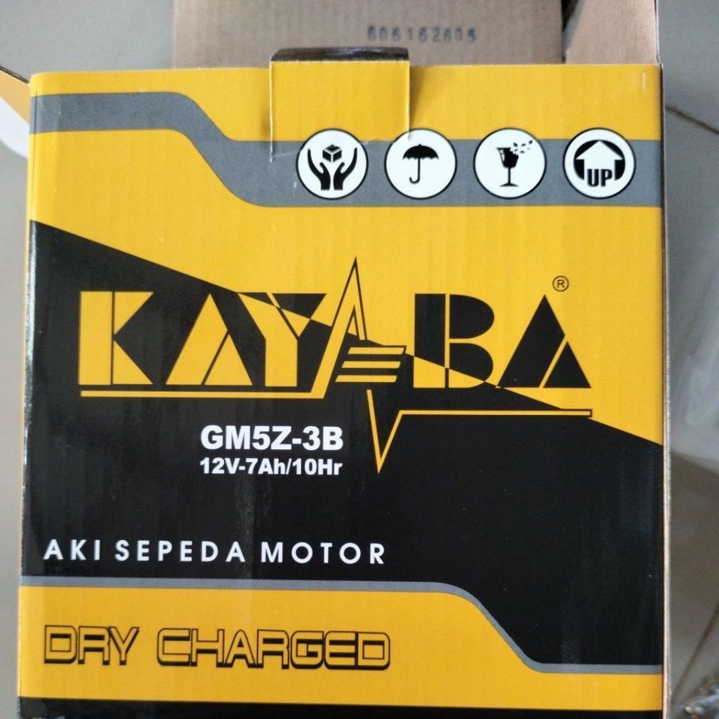 aki accu GM5Z-3B 12v-7ah/10hr, Supra x, grand, Yupiter z, Vega ZR, Vega R new, Mio sporty, crypton,r