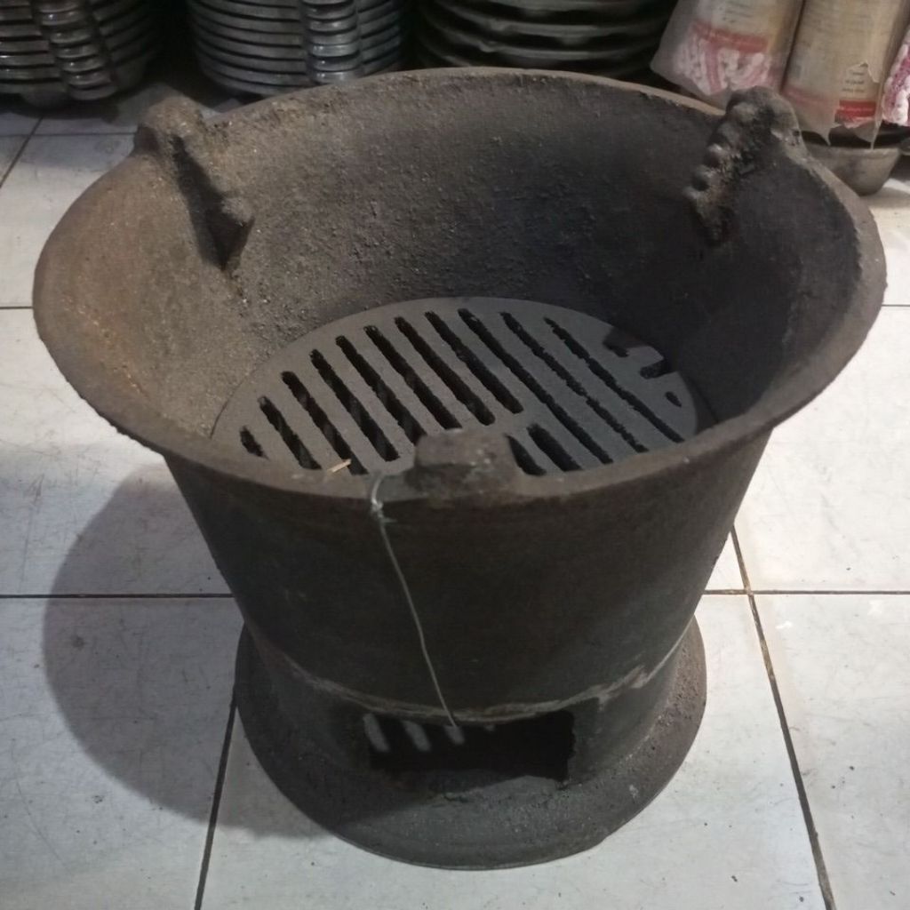 anglo besi cor tungku masak arang