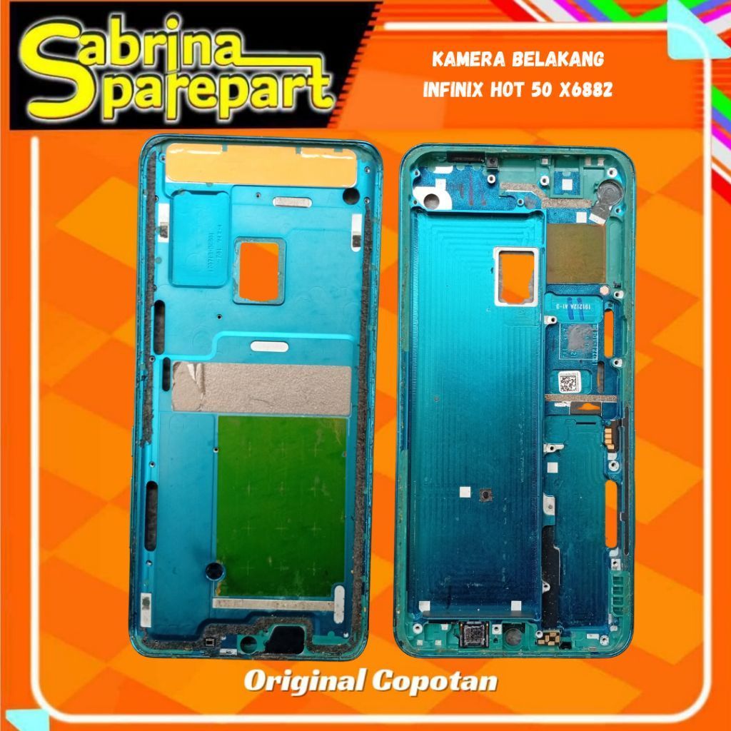 Tatakan LCD + Mesin Frame Xiaomi Mi Note 10 Pro Second Original Copotan