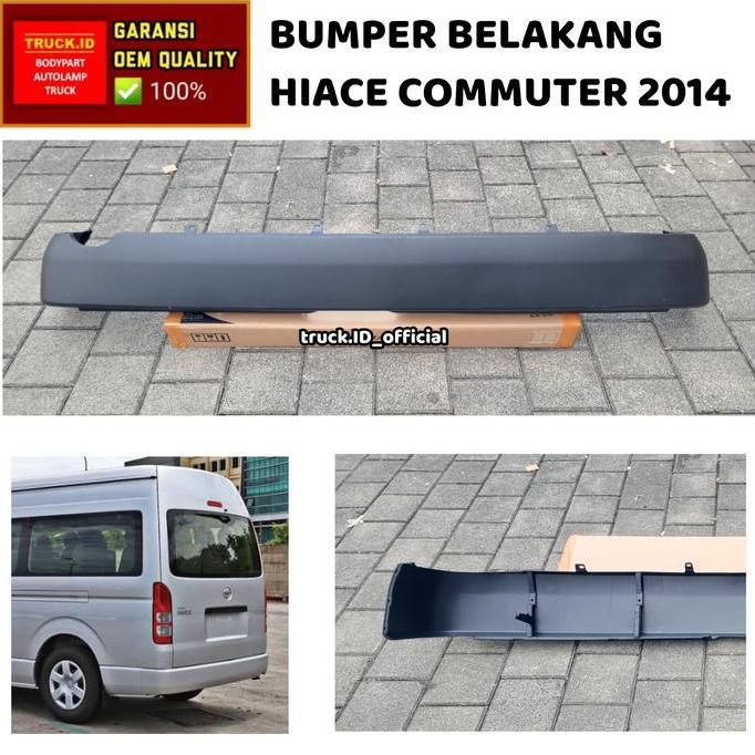 Bemper Bumper Belakang Rear Hiace Hi Ace Commuter 2014 2023 *Bumper Belakang