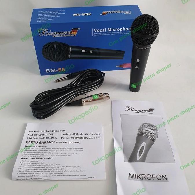 Mic Kabel Bismarck BM55 Microphone Vocal Bismarck BM55