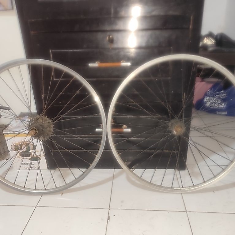 velg RIMS wheelset ex Phoenix 26 1 3/8 tanpa sprocket
