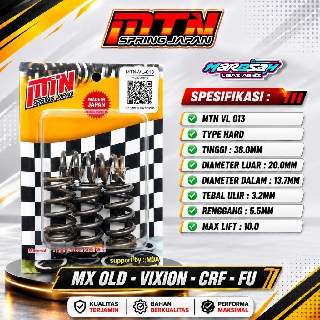 Per Klep PerkLEp MX KING Vixion Jupiter Mx Old Lama Mtn Spring JAPAN VL 013