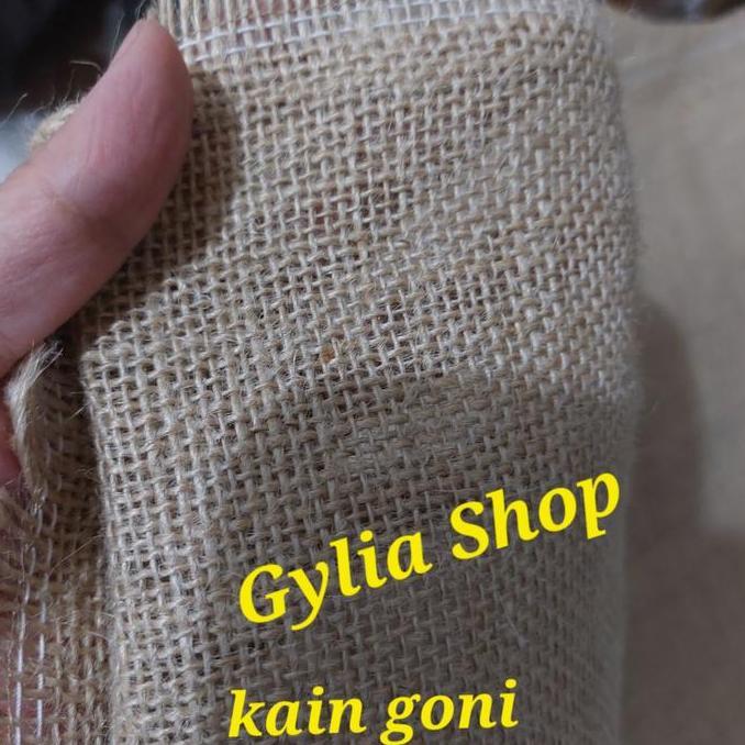 Kain Goni Permeter/ Kain Goni Kerajinan Tangan/ Prakarya Lebar 160Cm/ Kain Goni Per Meter