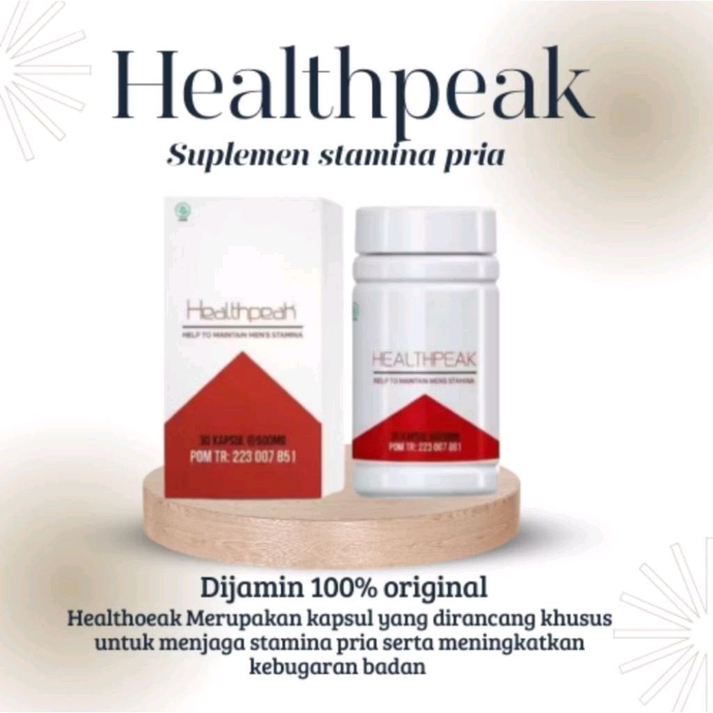 Healthpeak Suplemen Stamina Pria 30 kapsul Help to Maintain Men's Stamina