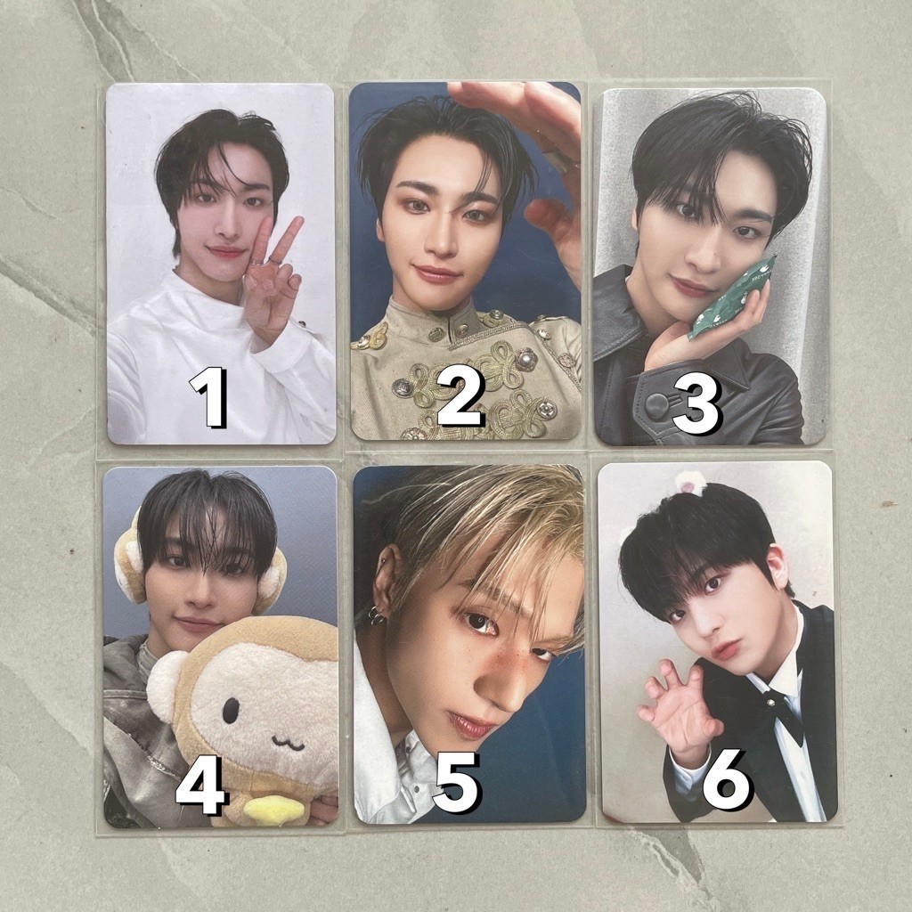 Ateez Seonghwa Wooyoung Jongho POB LD PVC PC photocard