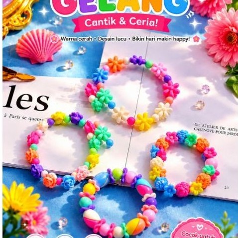 CINCIN ANAK / GELANG ANAK MANIK MANIK / GELANG ANAK KOREA