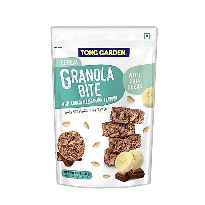 Tong Garden Granola Bite Banana & Chocolate 85 Gr