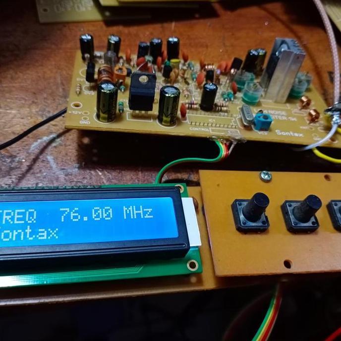 TRANSMITTER FM 76-108MHZ PLL PEMANCAR FM 1 WATT STX79