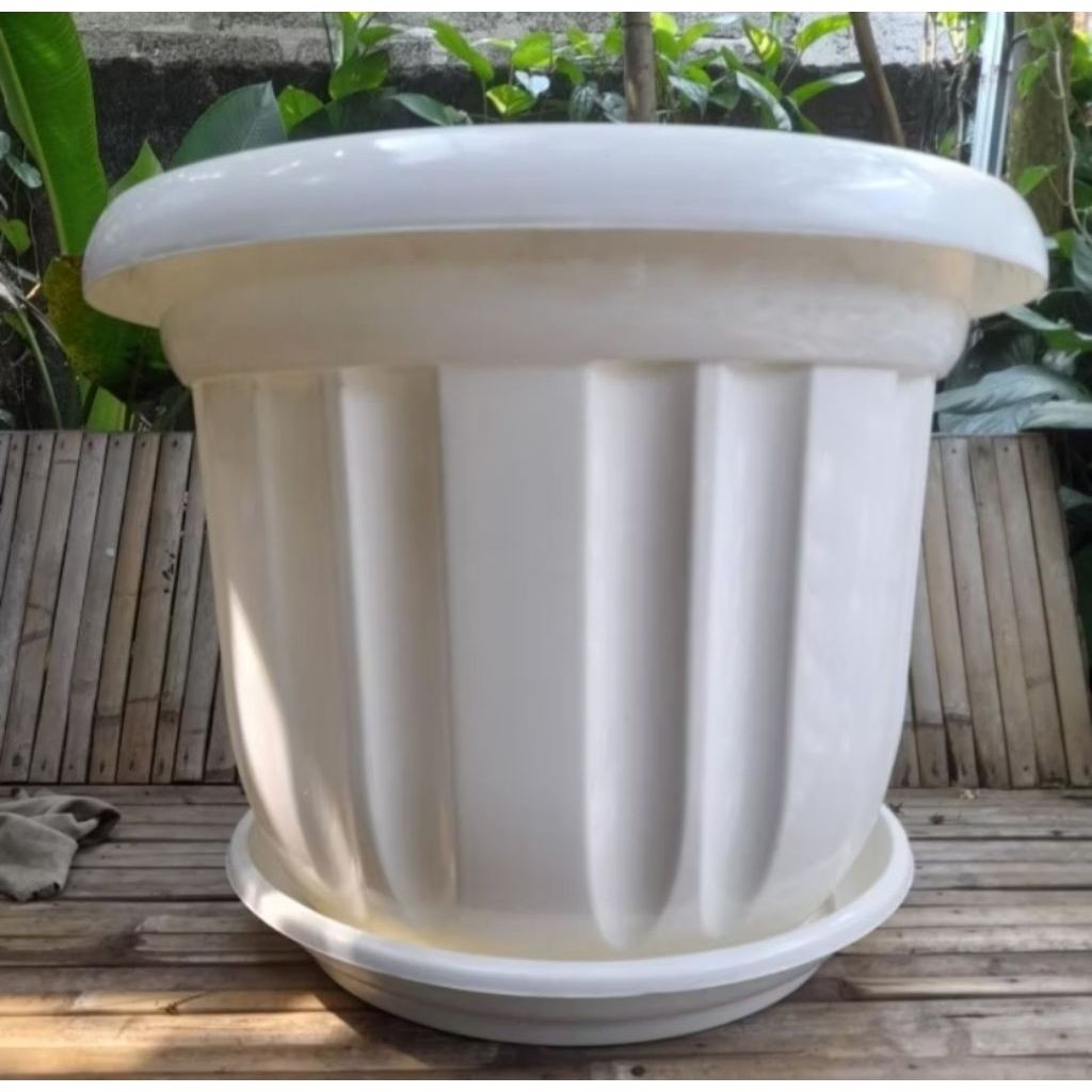 Pot Gloria Besar 50cm | Pot Tabulampot / Pot Tanaman Hias | Pot Plastik Tebal & Cantik