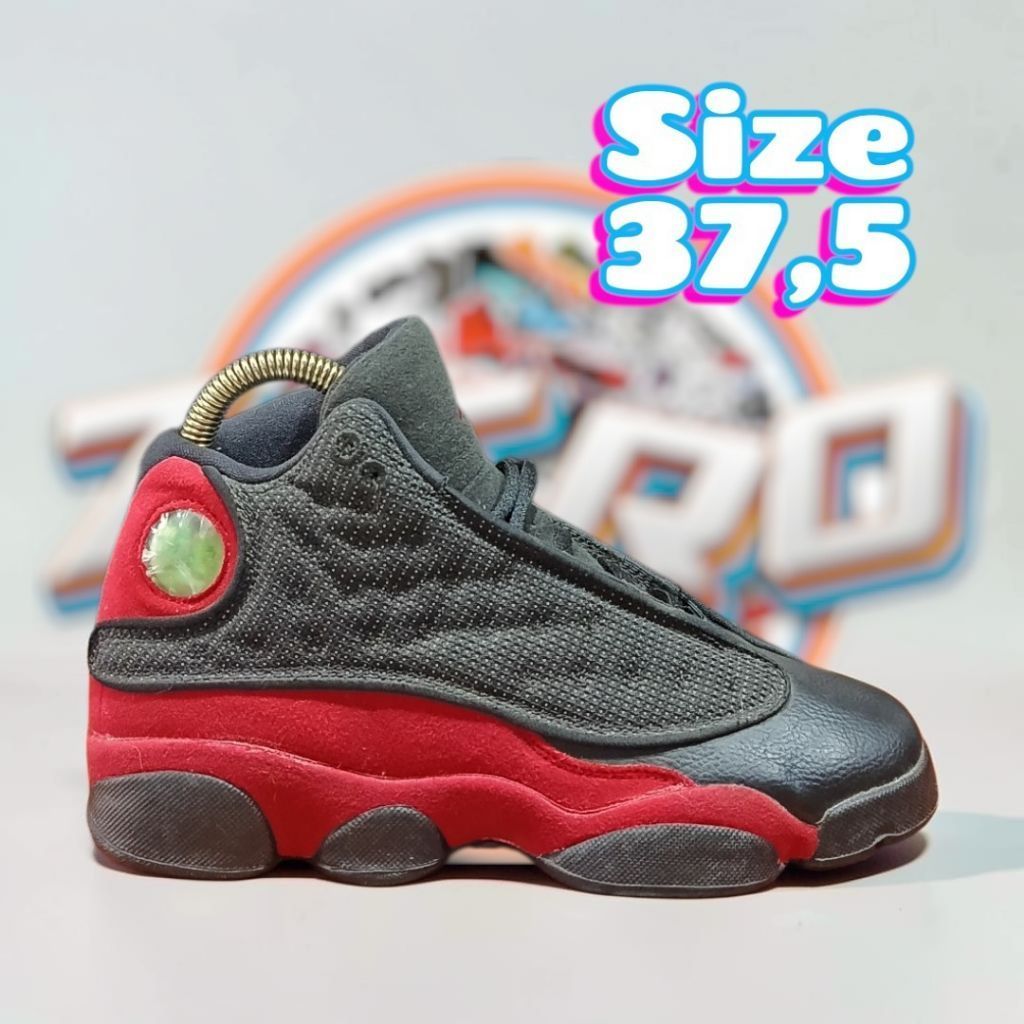sepatu basket anak Jordan 13 bred size 37,5 kondisi like new