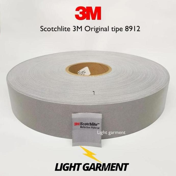 Pita 3M 8912 Scotchlite Skotlet Reflective Tape 200 M Lebar 2"/ 5 Cm
