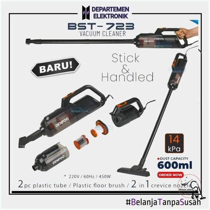 Denpoo Bst 723 Handheld Vacuum Cleaner | Garansi Resmi | Premium Best Seller
