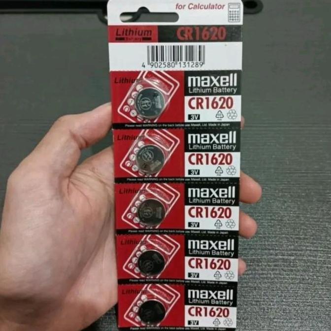 Baterai Maxell Original 3V CR1620 / Batre batrey Maxell CR 1620