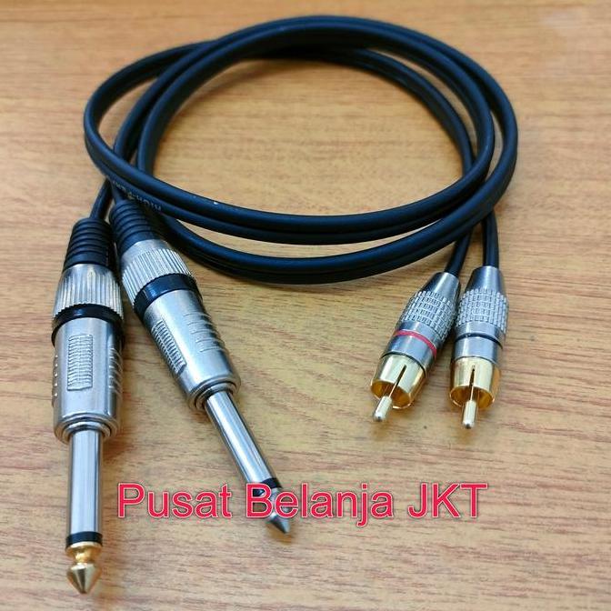 Ghiselijaya_ Kabel Audio Mixer Jack Akai To Jack Rca / Kabel Audio Jack Rca To Akai