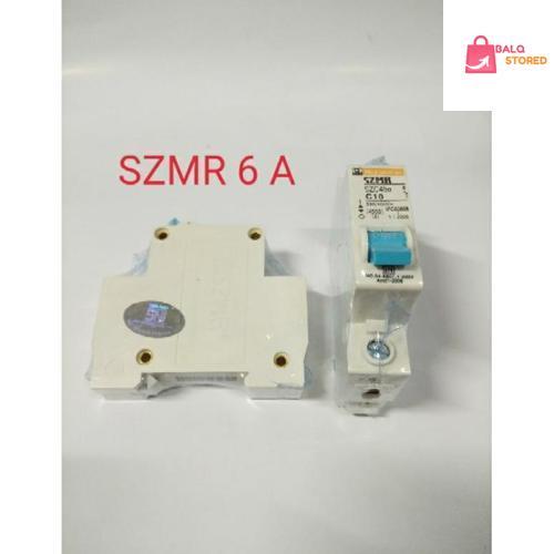 Miniature Circuit Breaker MCB Listrik PLN SZMR Meilan Rilan 6 A Ampere