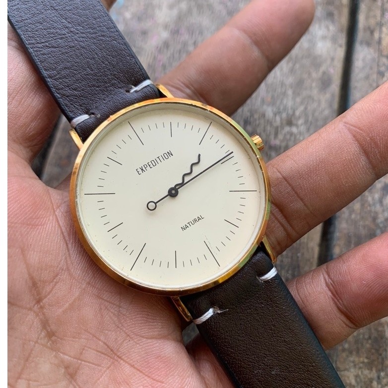 expedition E6704M model tipis jam tangan pria original preloved/second/bekas