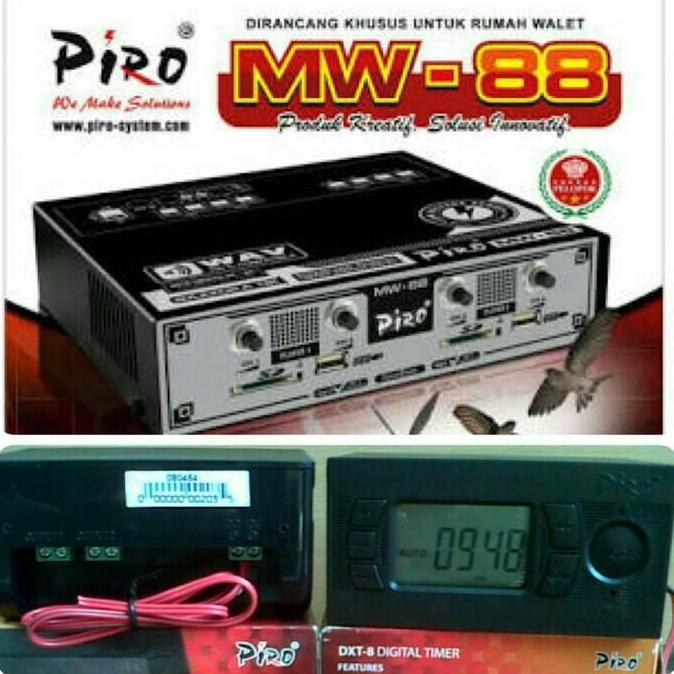 Mesin pancing walet PIRO MW-88 + Timer PIRO DXT-8