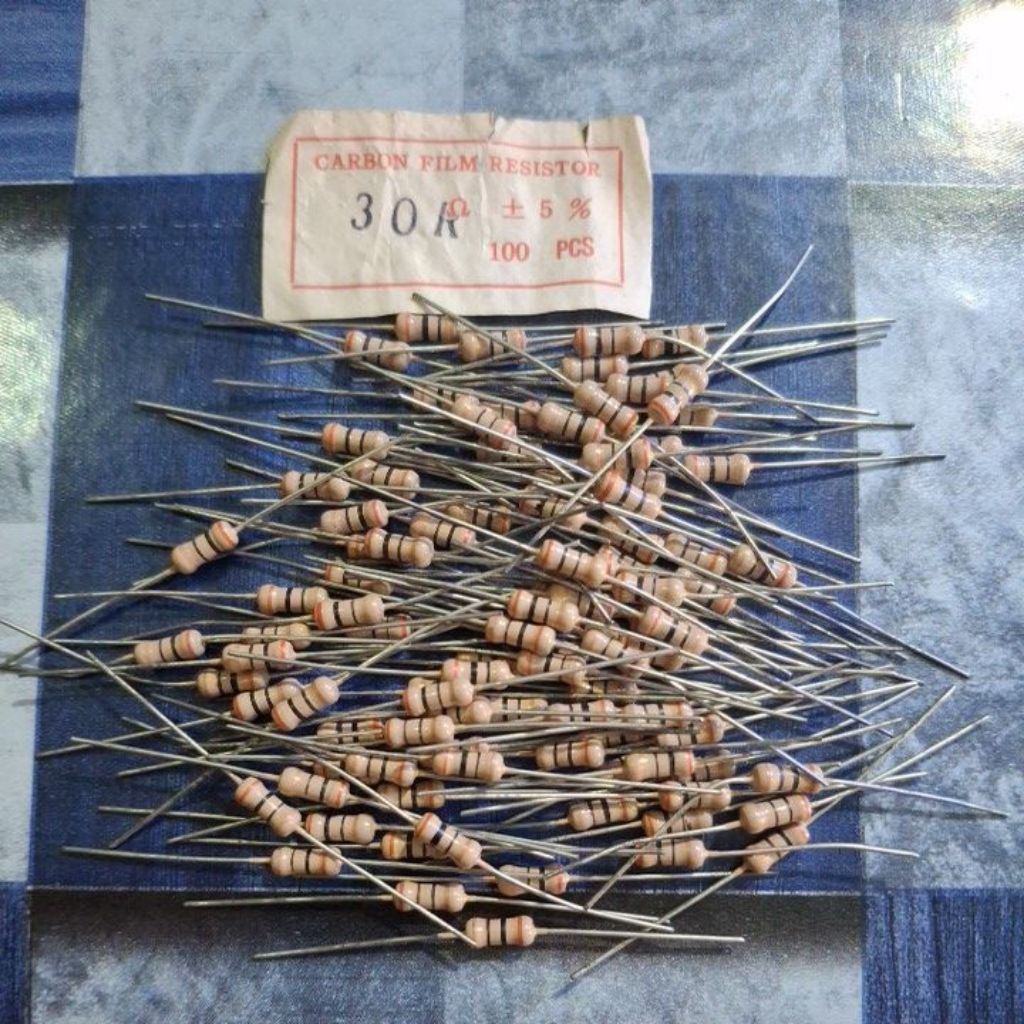 resistor 30R ohm (1bks carbon film resistor)