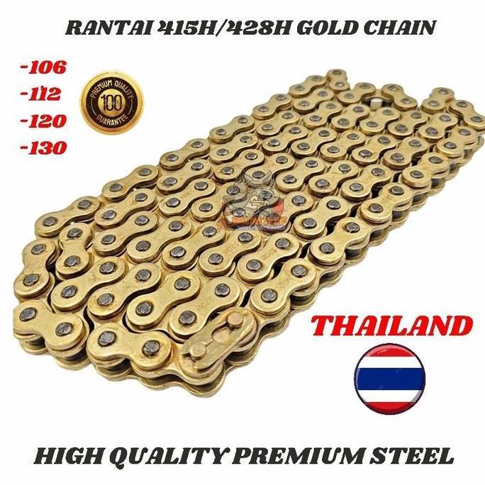 RANTE RANTAI GOLD EMAS 428 H 428H THAILAND 106 112 120 130 L THAILAND