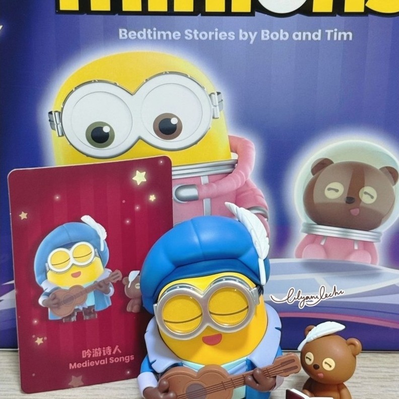 SELECTED Ready Stock  Minions bedtime stories by bob and tim series figure ori pop mart minion