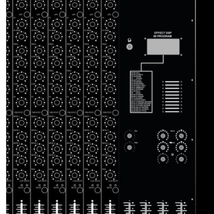 stiker 6 chenel x8 mixser audio