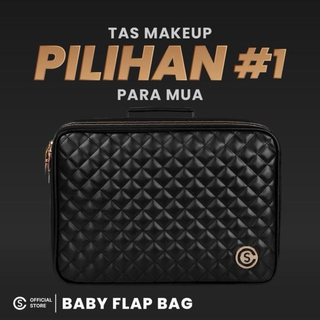 Beautycase Cathiestuff Baby Flap Hitam