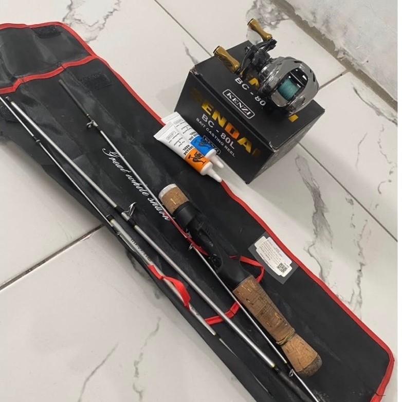 set ultralight kenzi sendai dan lemoren baitha travel rod second