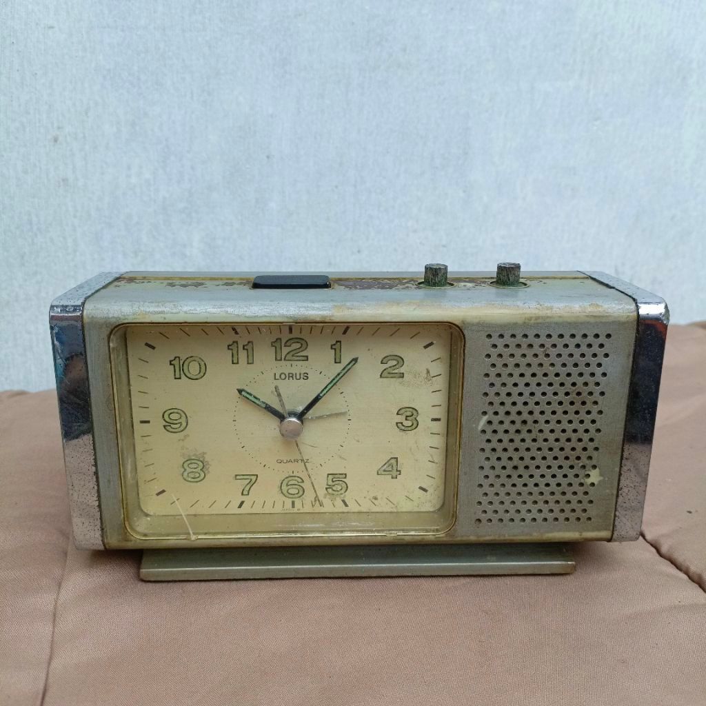 jam Beker antik lorus MATI PAJANGAN jadul vintage