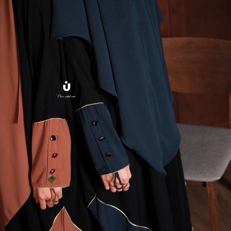 set abaya combine jetblack Fk medium