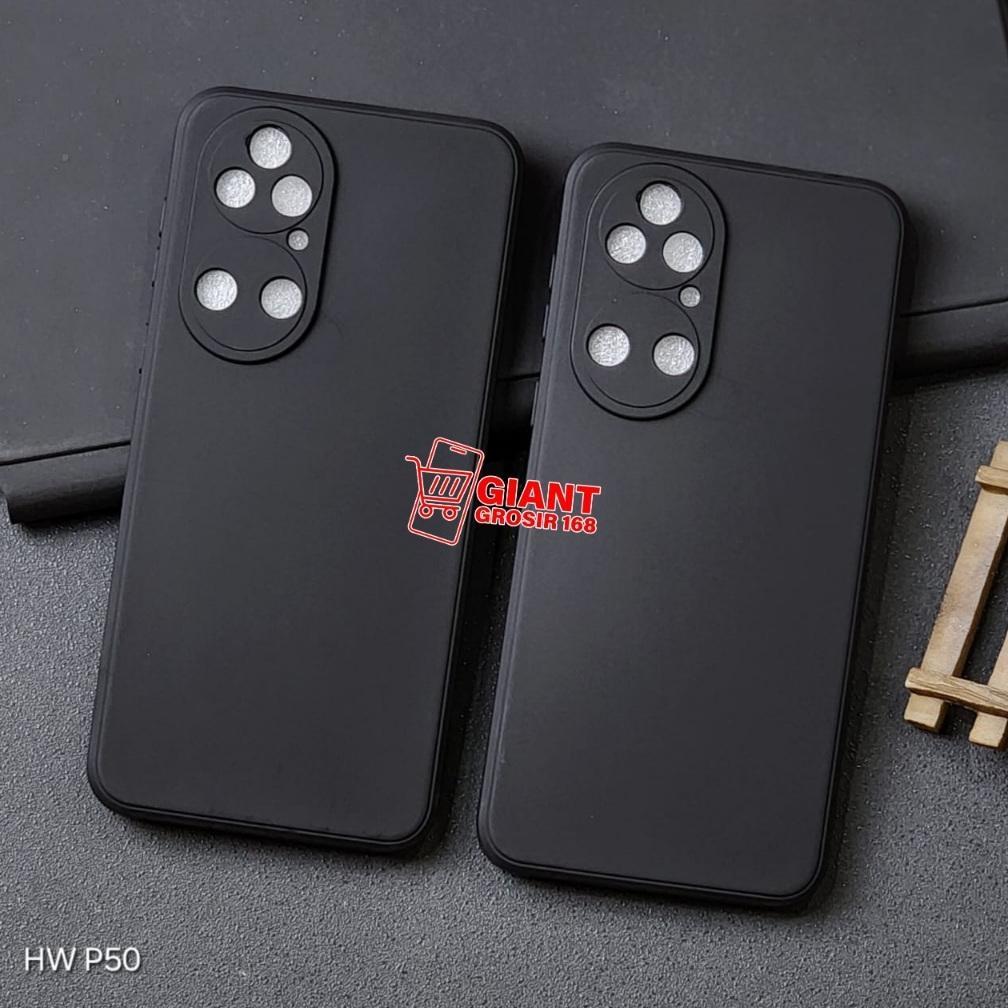 TERLARIS HUAWEI P20 PRO HUAWEI P50 HUAWEI P50 PRO CASE MACARON BLACK SILICON BLACK HUAWEI P20 PRO HU