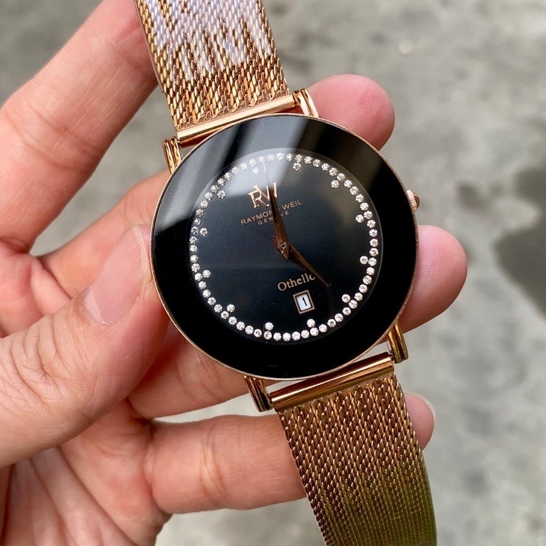 Jam Tangan Unisex Raymond Weil "Othello" Premium AAA+ Rantai Pasir Steel