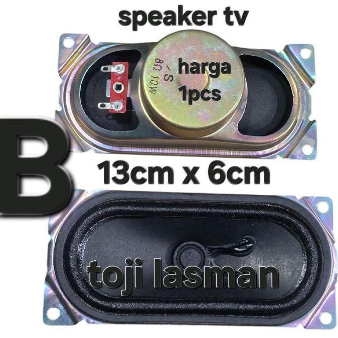 SPEAKER TV BESAR SPEKER SOUND LOUDSPEAKER SPK SUARA TV BESAR YD 613 FULL RANGE 57MM X 126MM / YD613 
