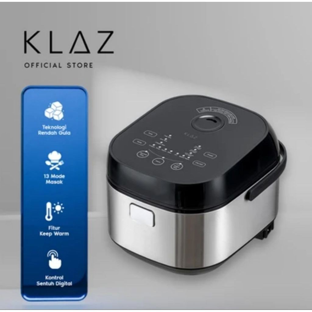 1093. Klaz Vapori Rice Cooker Low Sugar 1.8 Liter - Putih