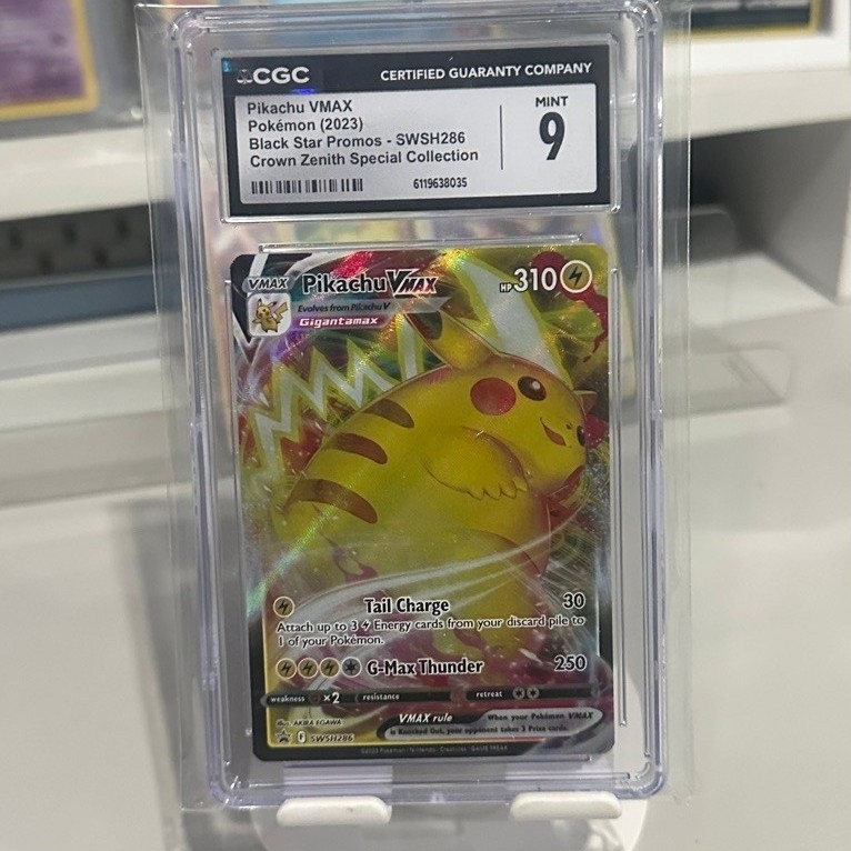 Pokemon Pikachu Vmax EN CGC 9 Slab